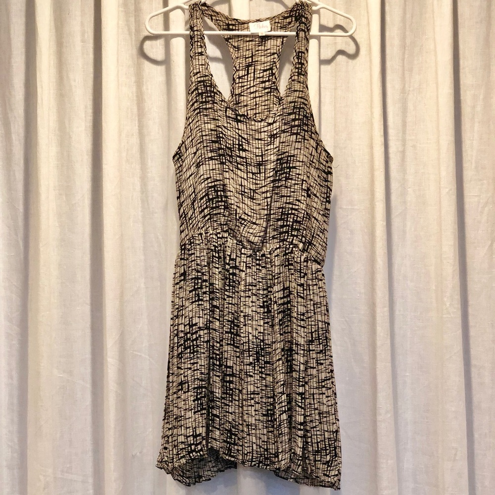 PARKER printed racerback dress